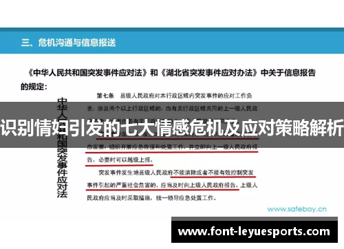 识别情妇引发的七大情感危机及应对策略解析
